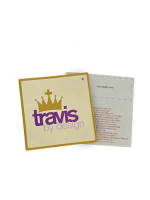 Premium Custom Hang Tags Thẻ Swing có thương hiệu thời trang Swing Tag sang trọng
