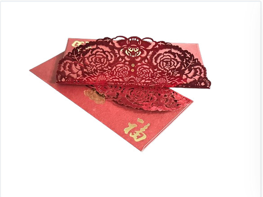 Thẻ chúc mừng theo phong cách Trung Quốc Thẻ quà tặng tùy chỉnh cho lễ hội