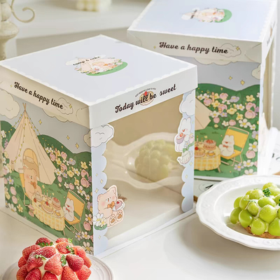 Hộp bánh có độ dày giấy tùy chỉnh để bảo vệ và trình bày bánh quy