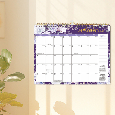 Giấy tùy chỉnh Wall Calendar in đầy đủ màu sắc để hiển thị doanh nghiệp của bạn