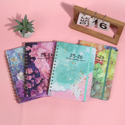 Máy tính xách tay bìa cứng xoắn ốc tùy chỉnh A5 với in logo