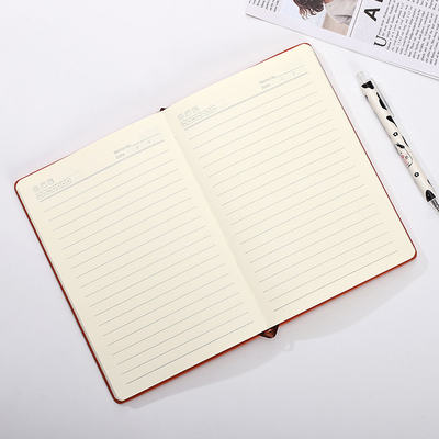 5.8 X 8.3 inch Spiral Hardcover Notebook với Elastic Band Closure và 300gsm Cover Weight
