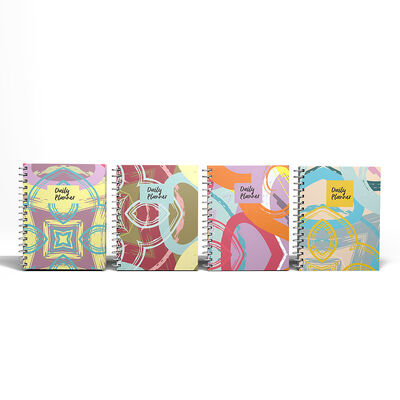 Logo in hình xoắn ốc vỏ cứng sổ tay 100 trang bền hình xoắn ốc ràng buộc hoàn hảo cho các hội nghị kinh doanh và hội thảo