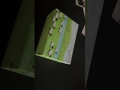 Hộp màu đóng gói hộp màu quà gửi thư hộp giấy màu