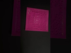 Thẻ chúc mừng cắt sáng tạo cho Lễ hội Tùy chỉnh thẻ quà tặng cao cấp