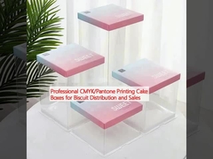 Các hộp bánh in CMYK/Pantone chuyên nghiệp để phân phối và bán bánh quy