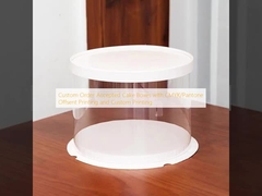 Đơn đặt hàng tùy chỉnh được chấp nhận hộp bánh với CMYK / Pantone Offsent in ấn và in ấn tùy chỉnh