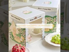 Hộp bánh có độ dày giấy tùy chỉnh để bảo vệ và trình bày bánh quy