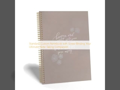 Bảng ghi chép tùy chỉnh tiêu chuẩn với nút vít là bạn đồng hành ghi chép tuyệt vời của bạn