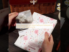 Bảng giấy Layout Dot-Grid Spiral Hardcover Notebook cho các yêu cầu của chuyên gia