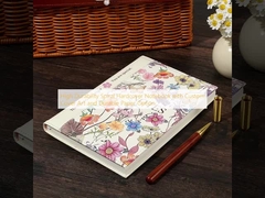 Máy ghi chép bìa cứng xoắn ốc có độ bền cao với nghệ thuật bìa tùy chỉnh và tùy chọn giấy bền