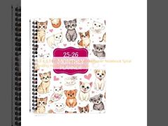 5.8 X 8.3 inch Vintage Spiral Hardcover Notebook Spiral Binding Hardcover Phong cách Vintage