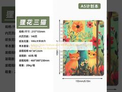 Sổ tay nhật ký tùy chỉnh 100 trang và Tính năng Phong cách Nghệ thuật cho Doanh nghiệp