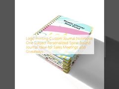 Sổ tay xoắn ốc Bìa cứng màu đen thanh lịch