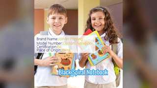 Sổ tay xoắn ốc màu đen cho văn phòng & trường học