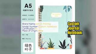 Sổ tay tạp chí tùy chỉnh Trang trắng Thiết kế trang nhã