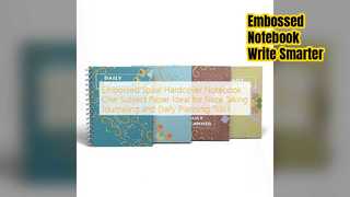 Máy tính xách tay hình xoắn ốc dập nổi để ghi chú và ghi nhật ký